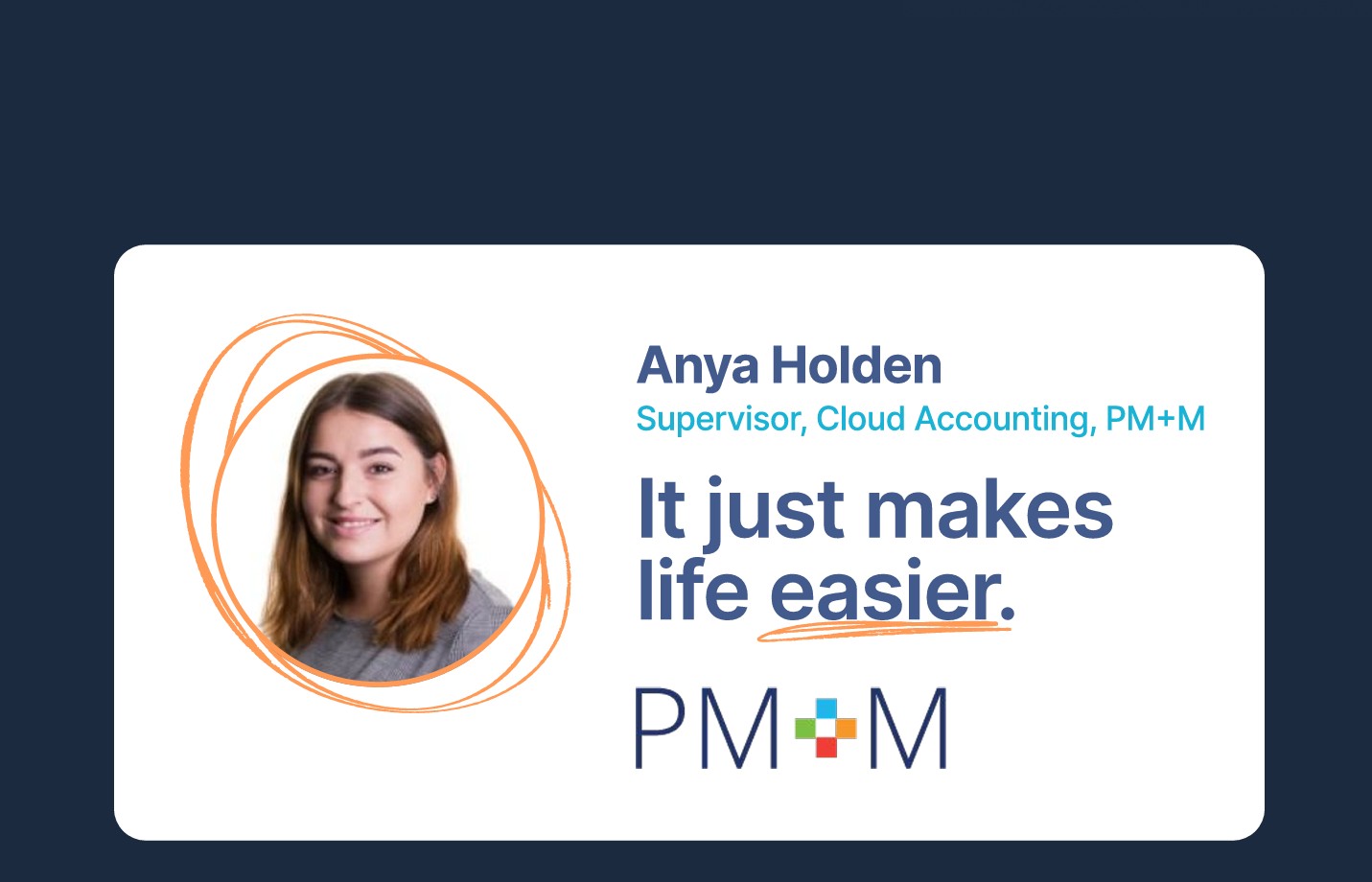 Anya Holden, PM+M Cloud Accounting, featured in Link My Books case study